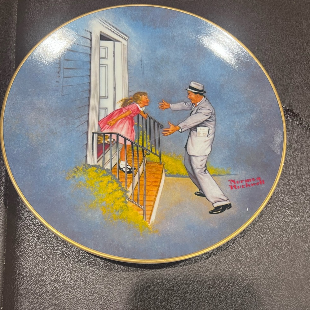 Norman Rockwell American Family Series II Plate